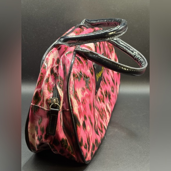 Betsey Johnson Betseyville Vintage Y2K Cheetah Print Purse Handbag Mini Bag - Picture 3 of 11